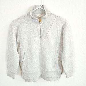 Chill Collective | NWT Lylah Zip Fleece Pullover Gray Medium